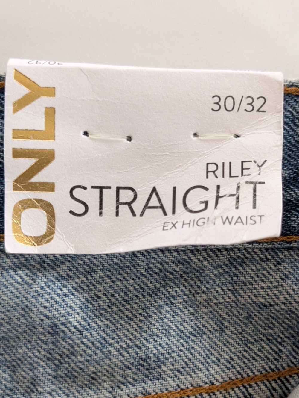 Only Riley High Rise Straight Leg Jeans Size 30 - Picture 10 of 12